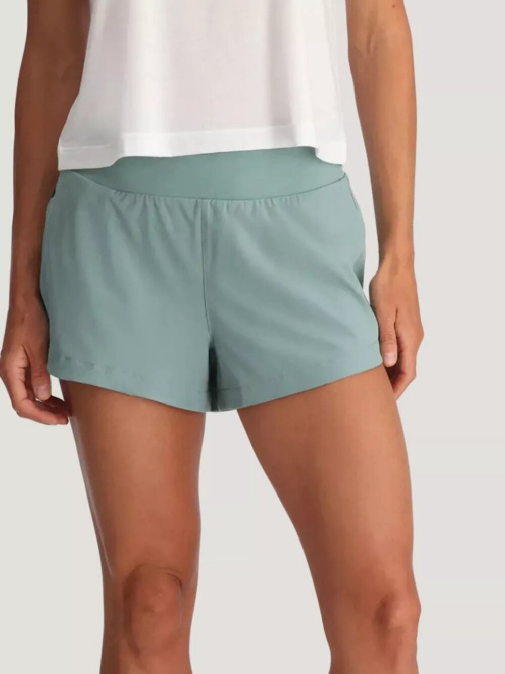 Free Fly Women's Bamboo-Lined Active Breeze Sorts in Ocean Mist size XS NWT $68